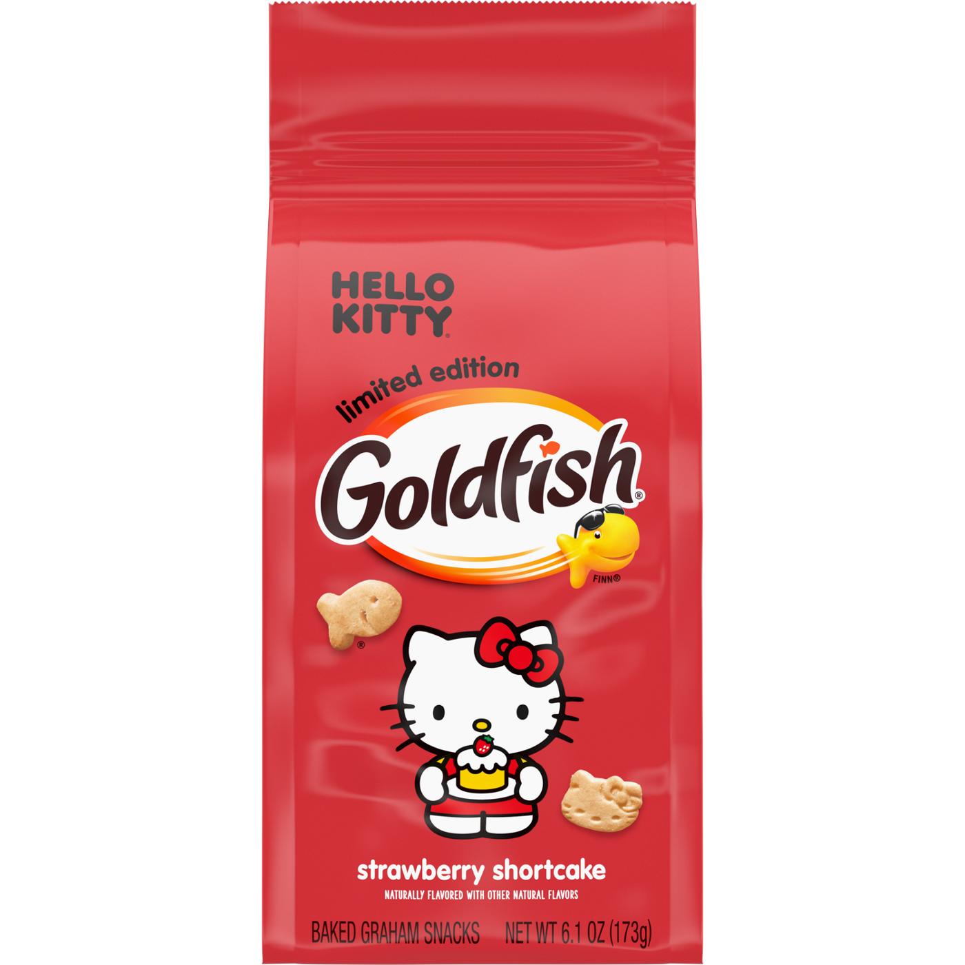 Goldfish Limited Edition Hello Kitty Strawberry Shortcake Crackers; image 1 of 2