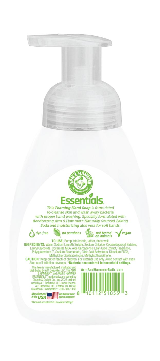 Arm & Hammer Essentials Foaming Hand Soap - Hydrating Aloe