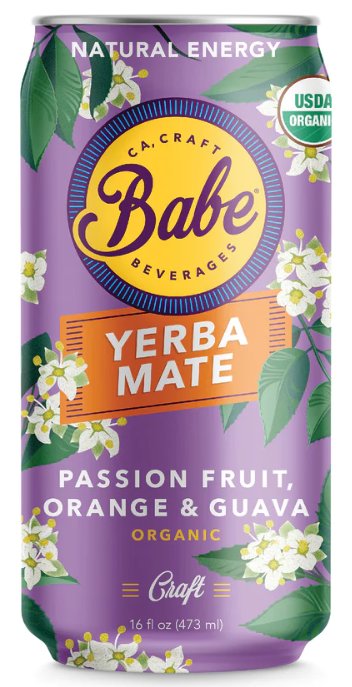Yachak Organic Plant Based Passion Fruit Yerba Mate Energy Tea, 16