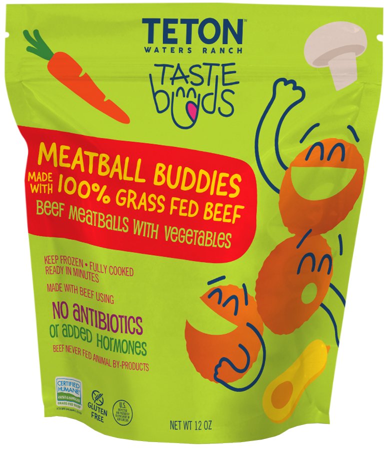 Teton Waters Ranch 100% Grass Fed Beef Meatball Buddies, 12 oz