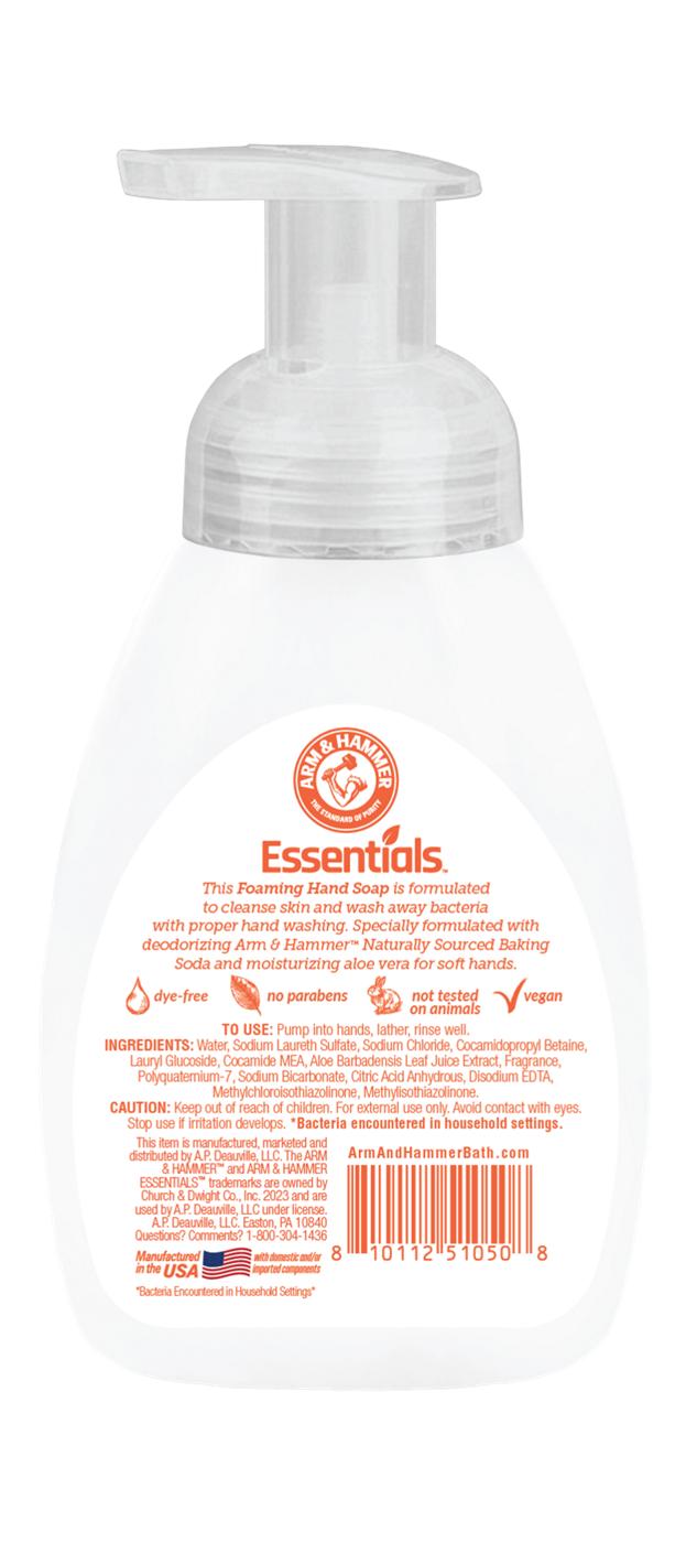 Arm & Hammer Essentials Foaming Hand Soap - Tropical Mango; image 2 of 2