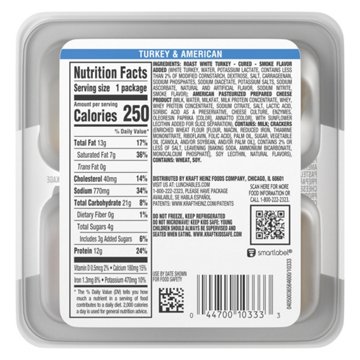 Lunchables Turkey & American Protein Pack