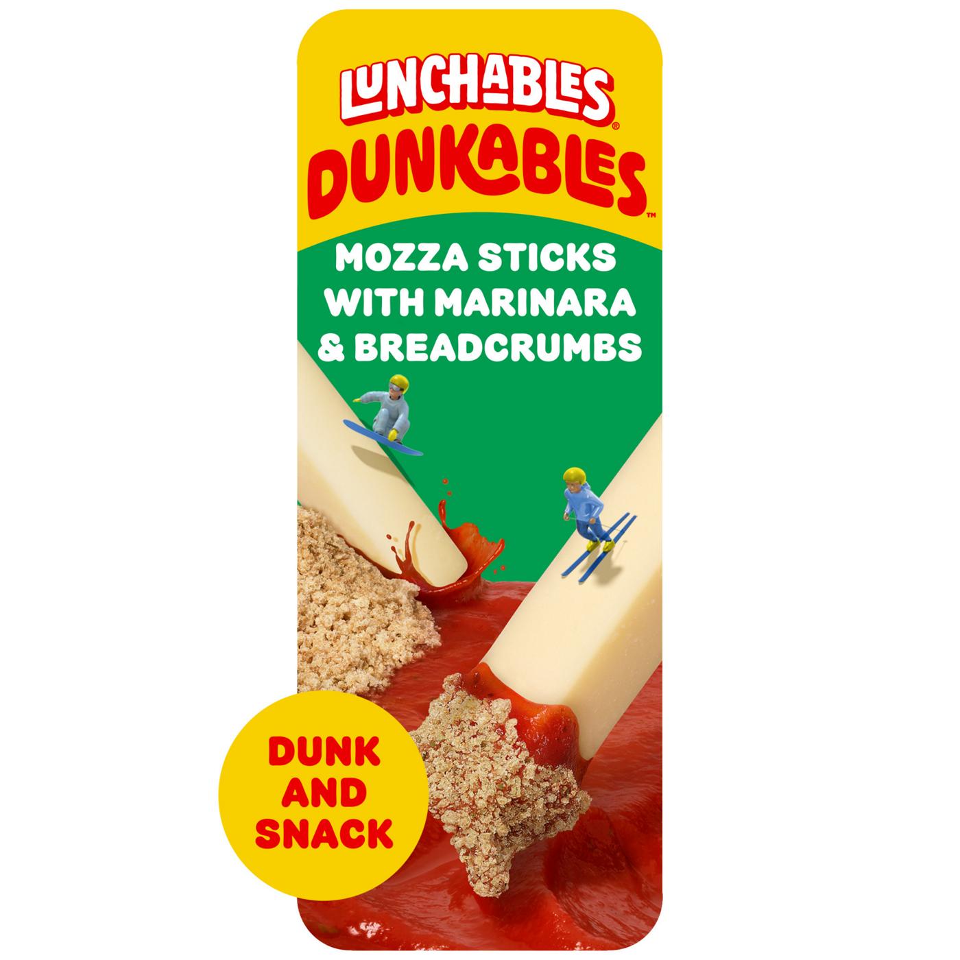 Lunchables Dunkables Snack Kit Tray - Mozza Sticks with Marinara & Breadcrumbs; image 2 of 8