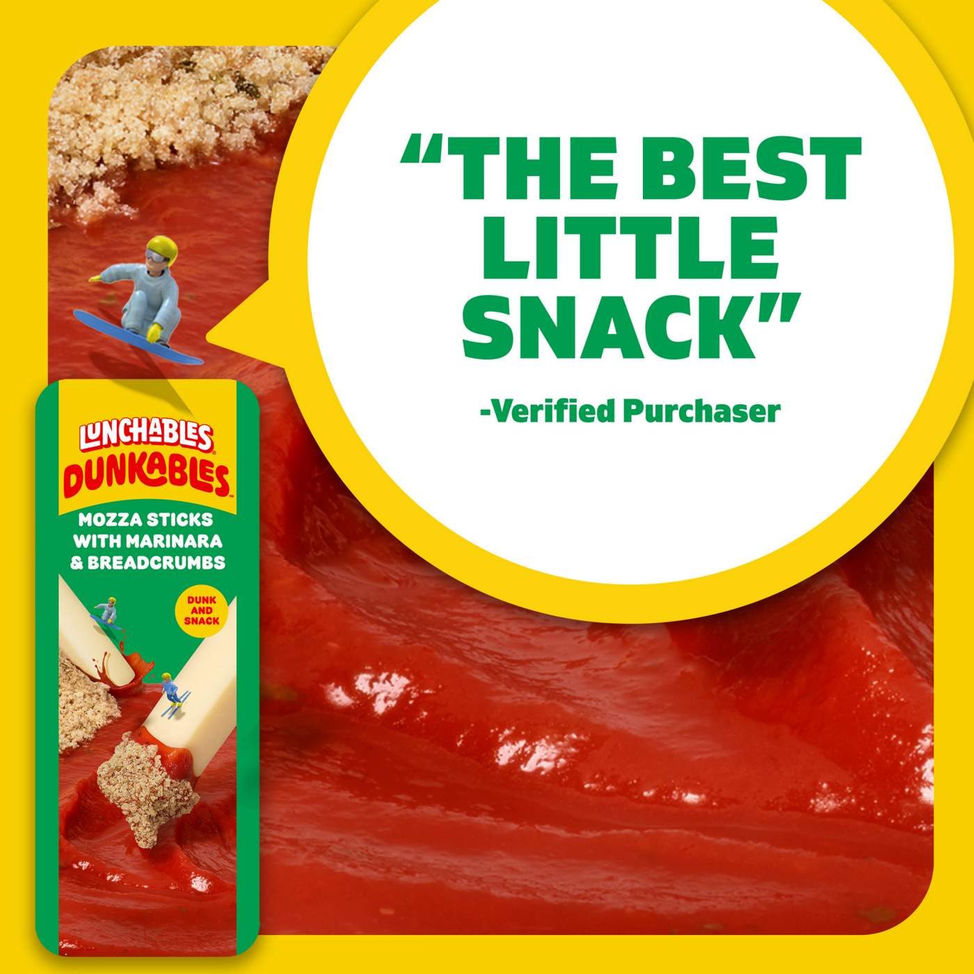 Lunchables Dunkables Snack Kit Tray - Mozza Sticks with Marinara & Breadcrumbs; image 4 of 8