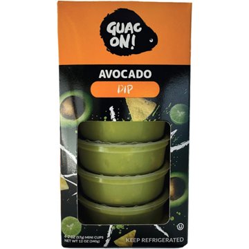 Guac On! Avocado Dip Mini Cups, 6 ct