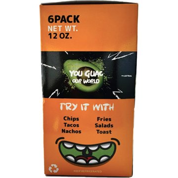 Guac On! Avocado Dip Mini Cups, 6 ct