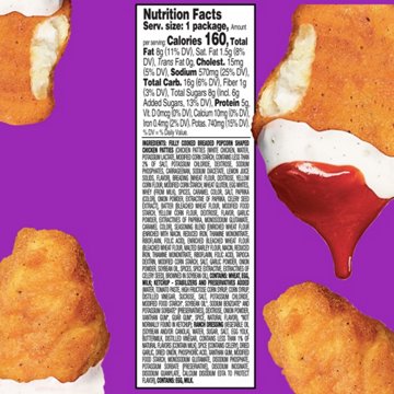 Lunchables Dunkables Snack Kit Tray - Chicken Poppers with Ranch & Ketchup, 2.9 oz