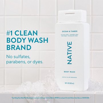 Native Body Wash - Ocean & Timber