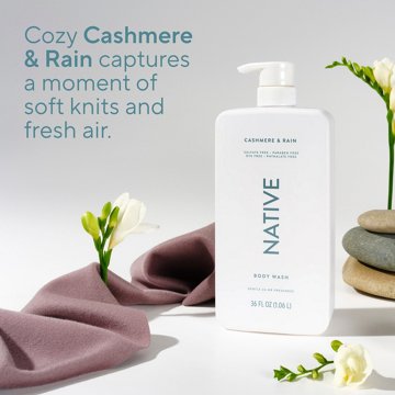 Native Body Wash, Cashmere & Rain Scent, 36 oz