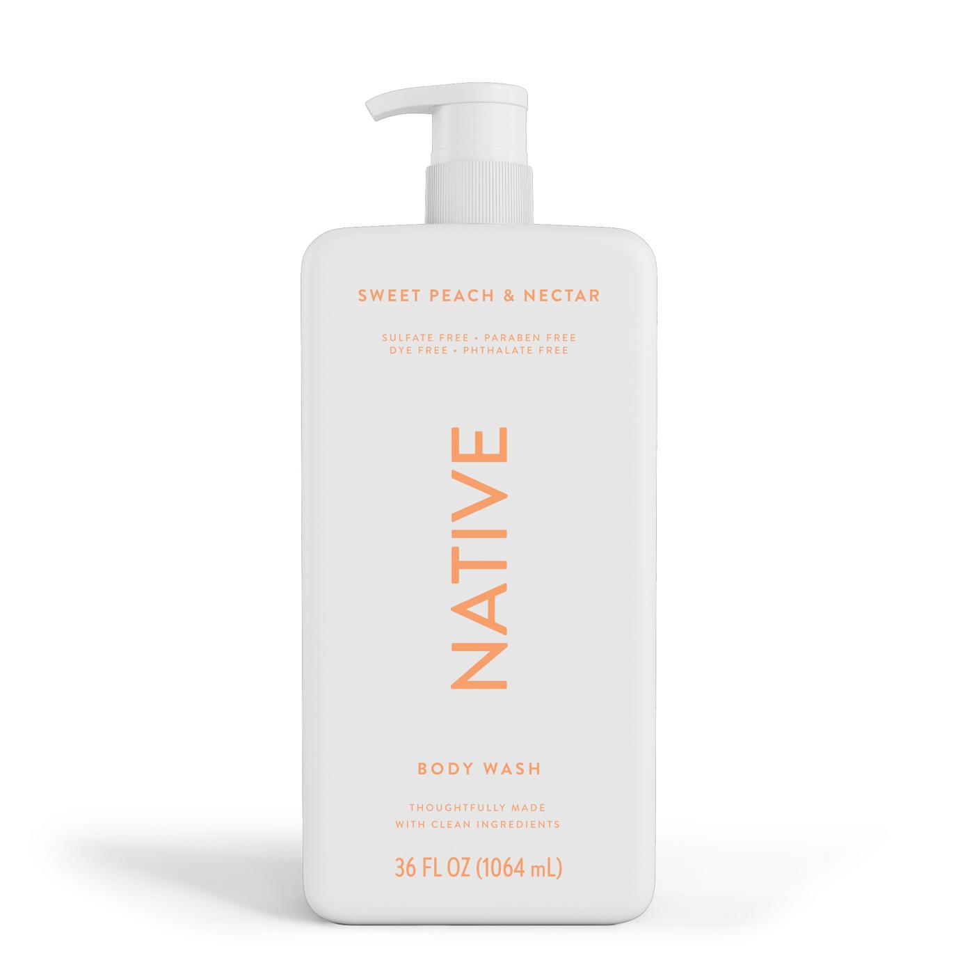 Native Body Wash - Sweet Peach & Nectar; image 1 of 2