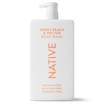 Native Body Wash, Sweet Peach & Nectar Scent