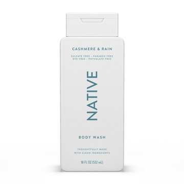 Native Body Wash - Cashmere & Rain, 18 oz