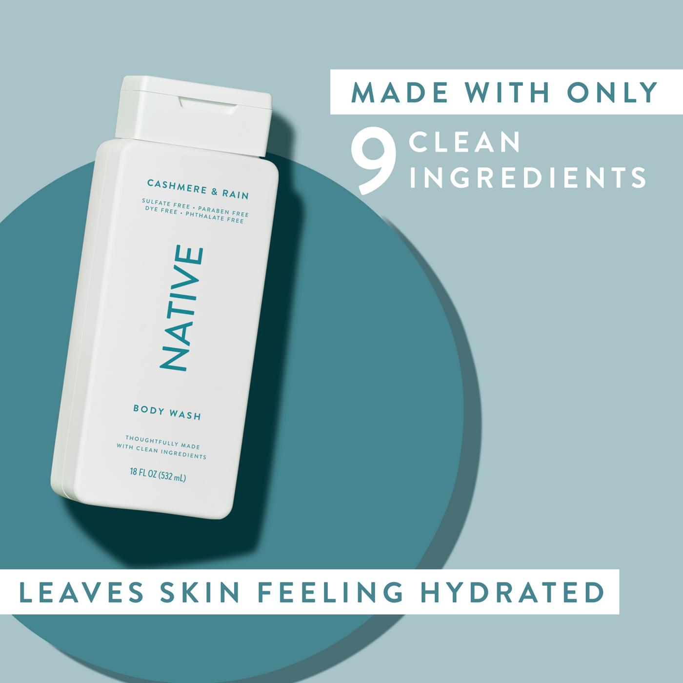 Native Body Wash - Cashmere & Rain; image 5 of 10