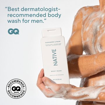 Native Body Wash, Cashmere & Rain Scent