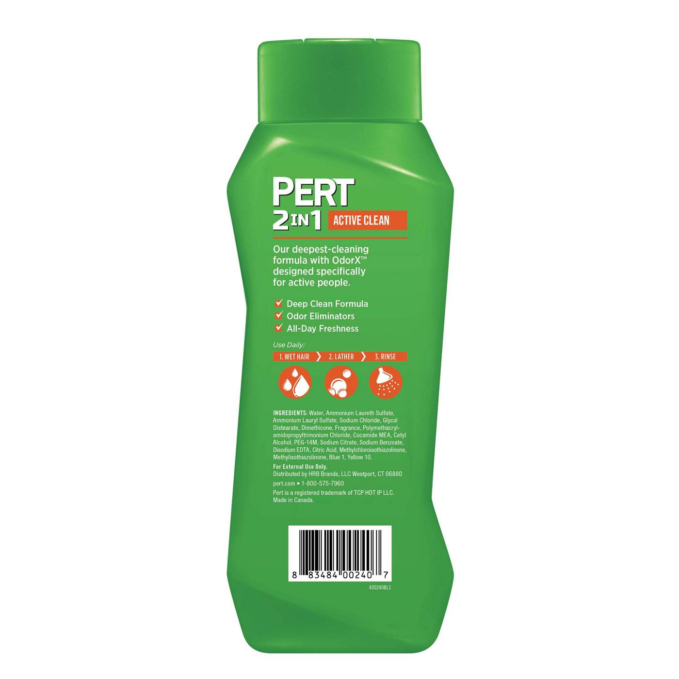 Pert 2 In 1 Active Clean Shampoo + Conditioner; image 2 of 2