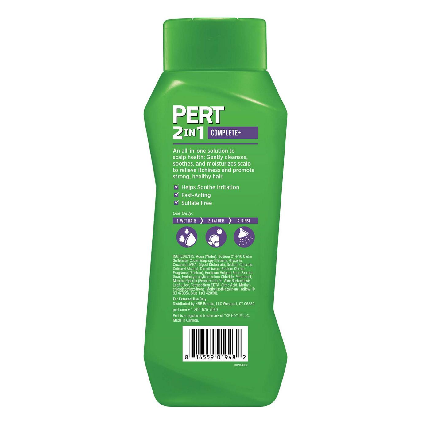 Pert 2 In 1 Complete+ Scalp Care Shampoo + Conditioner; image 2 of 2