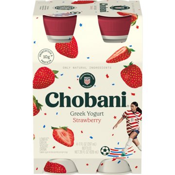 Chobani 10g Protein Strawberry Greek Yogurt Drink 7 oz Bottles