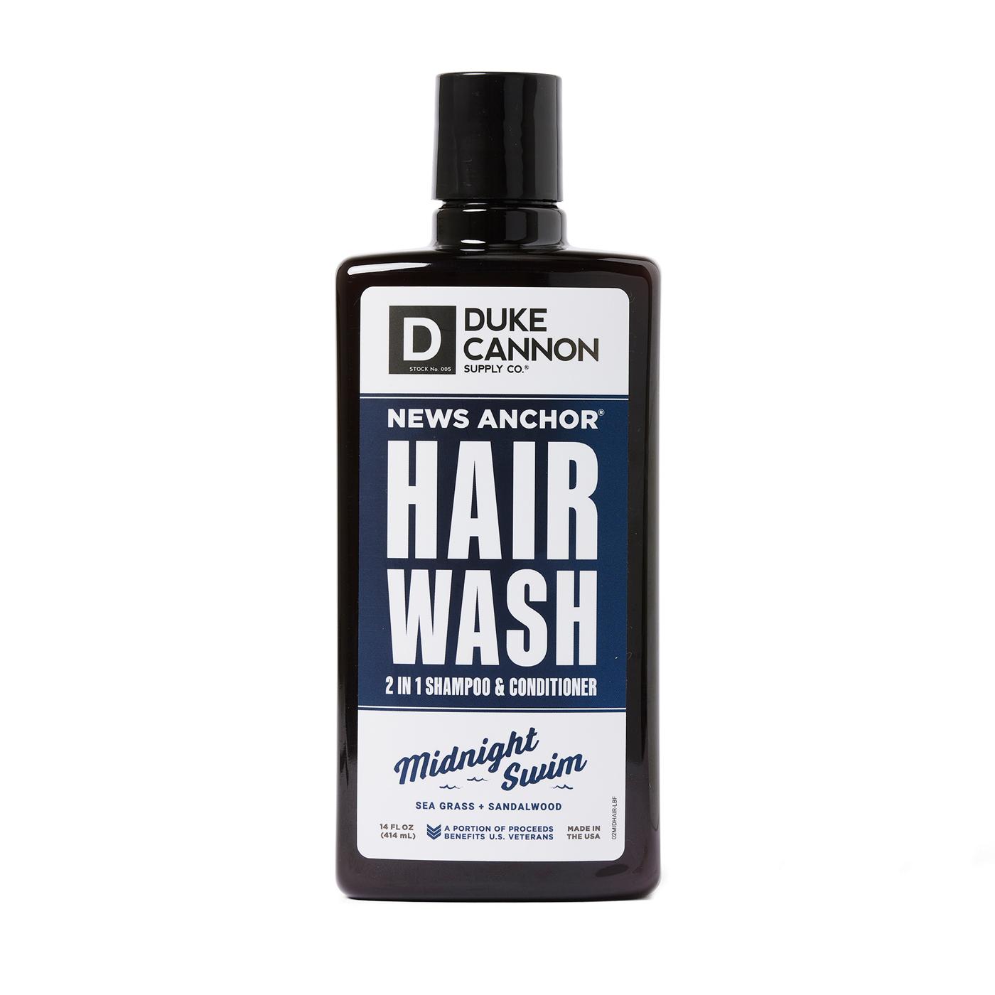 Duke Cannon 2 in 1 Shampoo & Conditioner - Midnight Swim; image 1 of 3