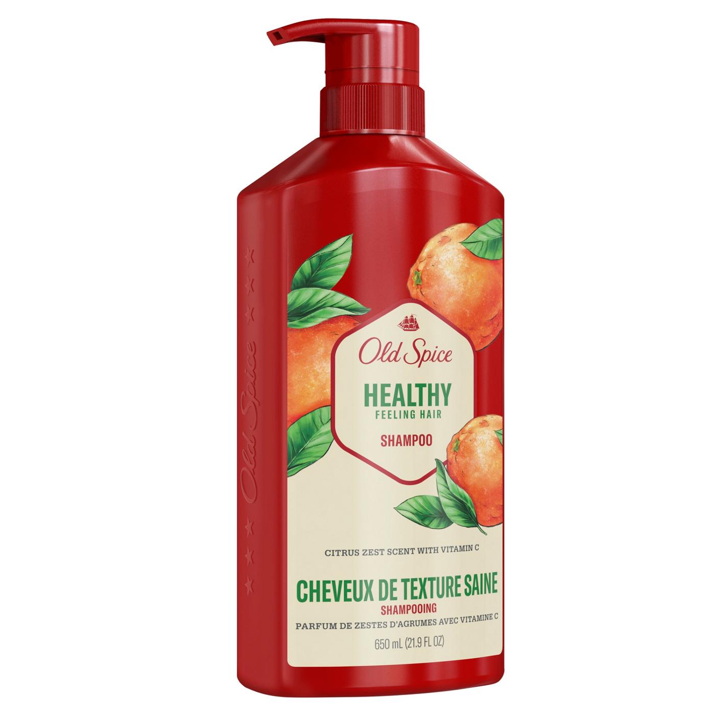 Old Spice Healthy Feeling Hair Shampoo - Citrus Zest; image 2 of 8