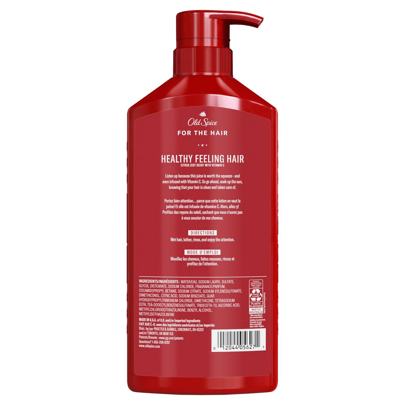 Old Spice Healthy Feeling Hair Shampoo - Citrus Zest; image 8 of 8