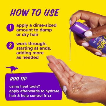 Aussie Miracle Curls Miracle Curls Moisturizing Oil Treatment with Hydrating Coconut Oil, 3.2 oz