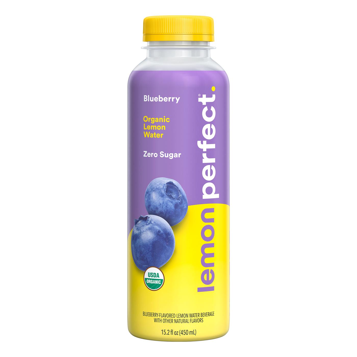 Lemon Perfect Organic Zero Sugar Lemon Water - Blueberry; image 1 of 2