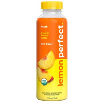 Lemon Perfect Organic Zero Sugar Lemon Water - Peach