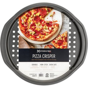 Kitchen & Table by H-E-B Round Pizza Crisper - Gun Metal, 12.5"
