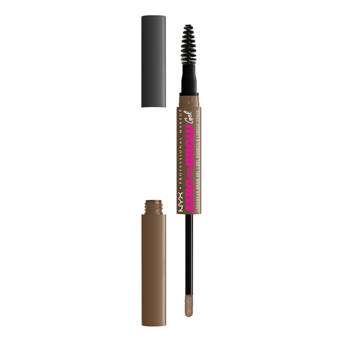 NYX Zero To Brow Longwear Brow Gel - Ash Blonde; image 2 of 3