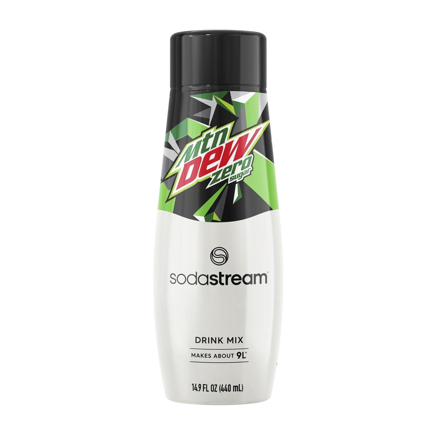 SodaStream Mountain Dew Zero Sugar Drink Mix; image 1 of 4