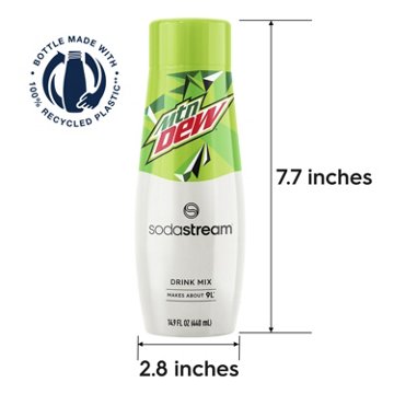 SodaStream Mountain Dew Drink Mix, 14.9 oz