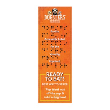 Dogsters Pumpkin Ice Cream Dog Treats, 4 ct