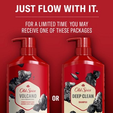 Old Spice Volcano with Charcoal Shampoo