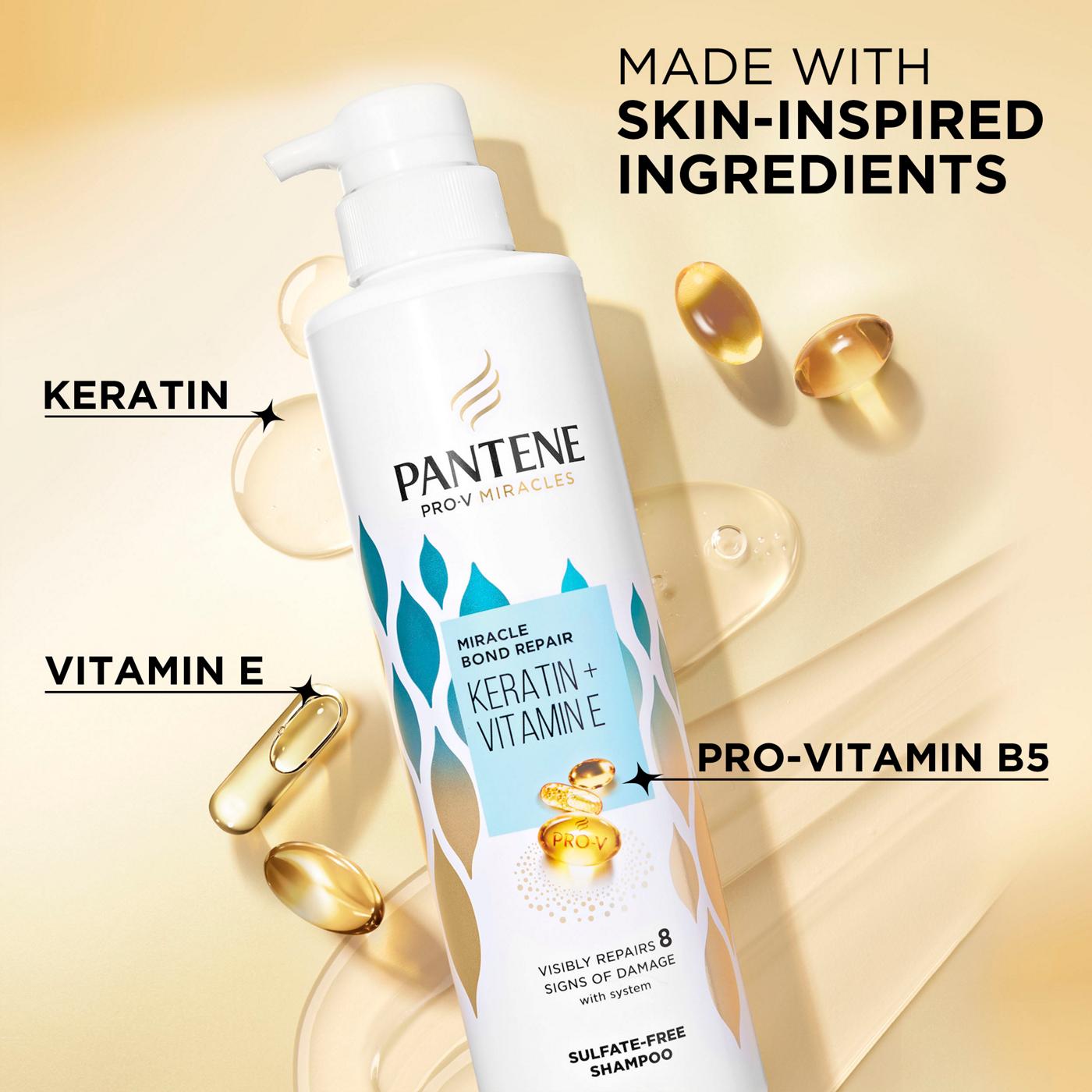 Pantene Miracle Bond Repair Shampoo; image 6 of 10