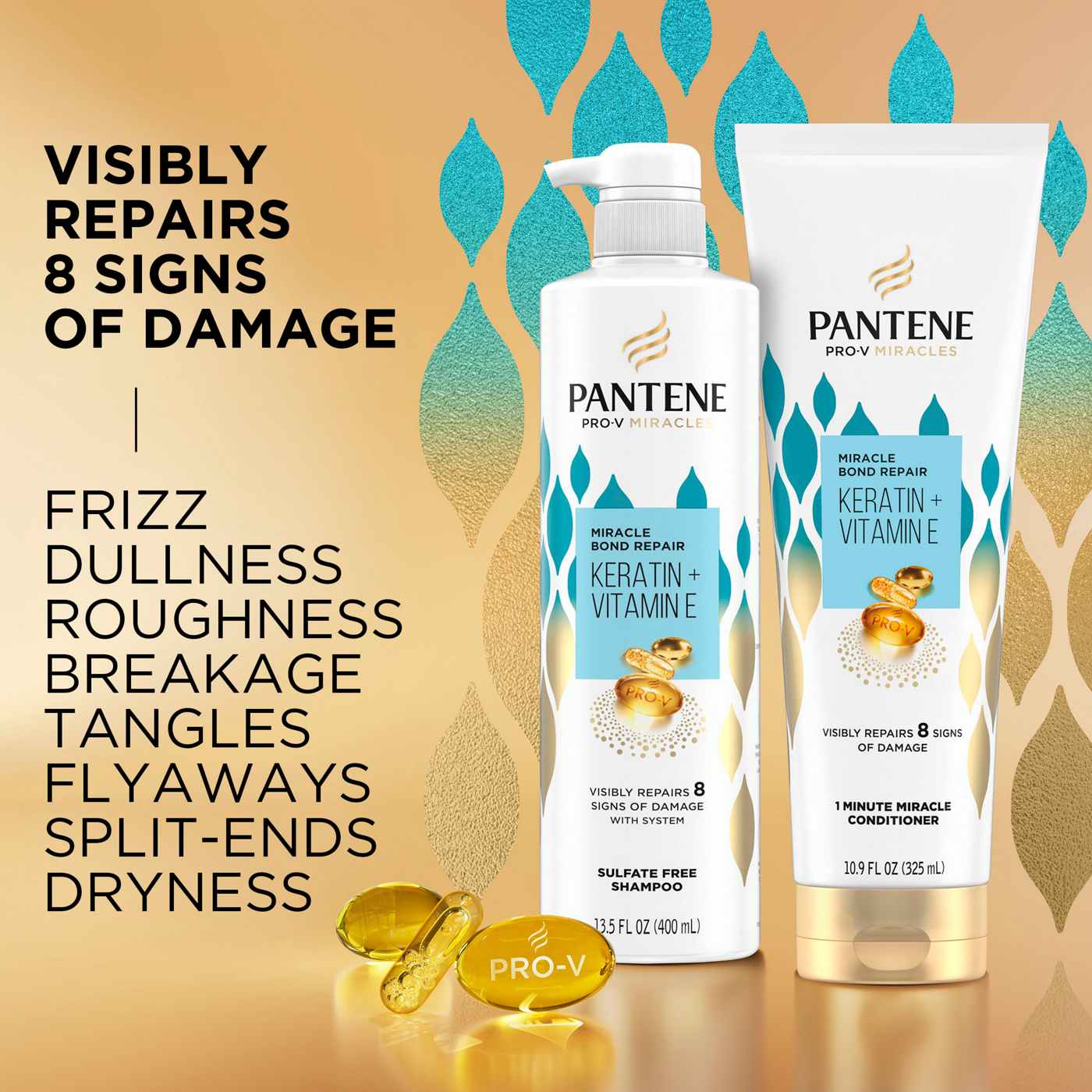 Pantene Miracle Bond Repair Shampoo; image 10 of 10