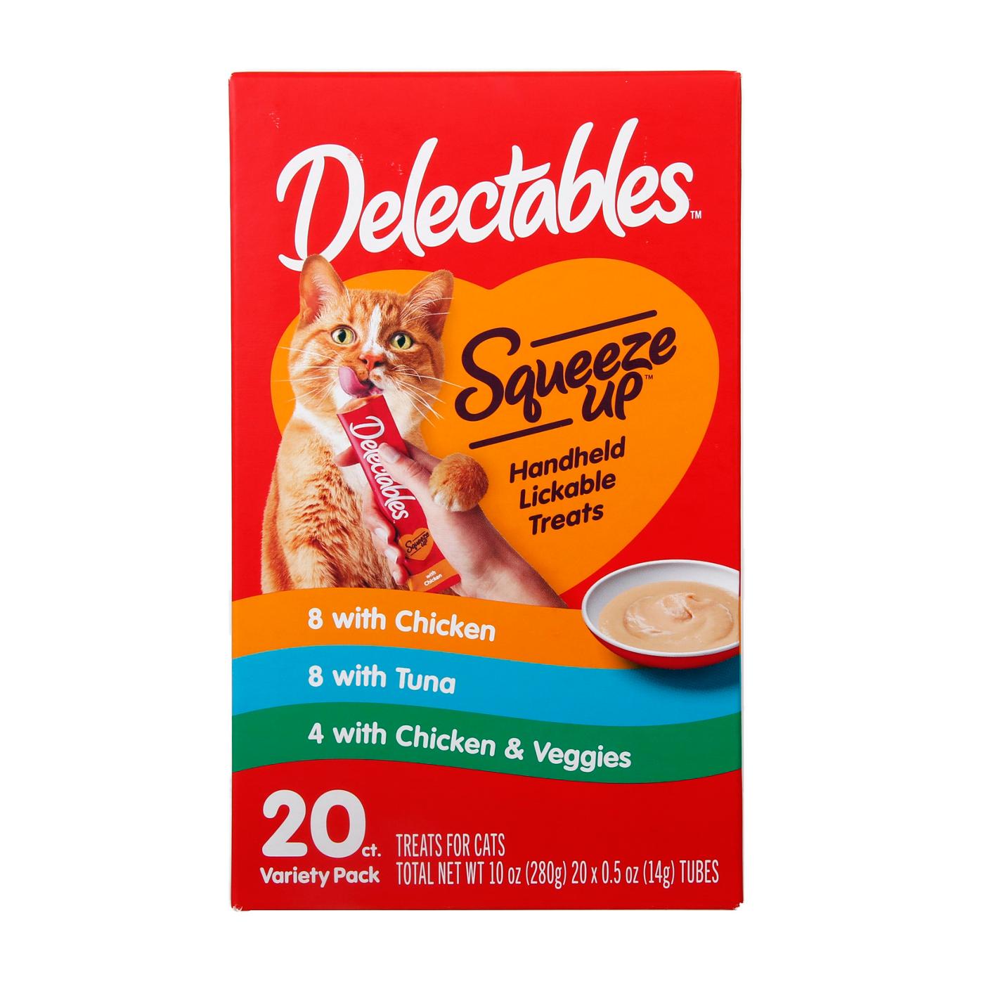 Hartz Delectables Squeeze Up Variety Pack Cat Treats; image 1 of 2