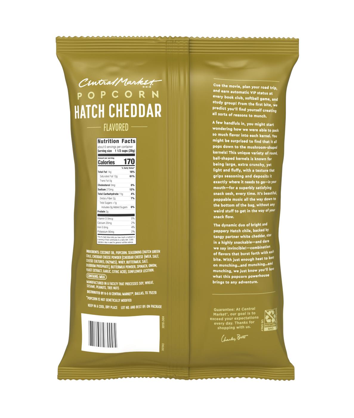 Central Market Hatch Cheddar Popcorn; image 2 of 2