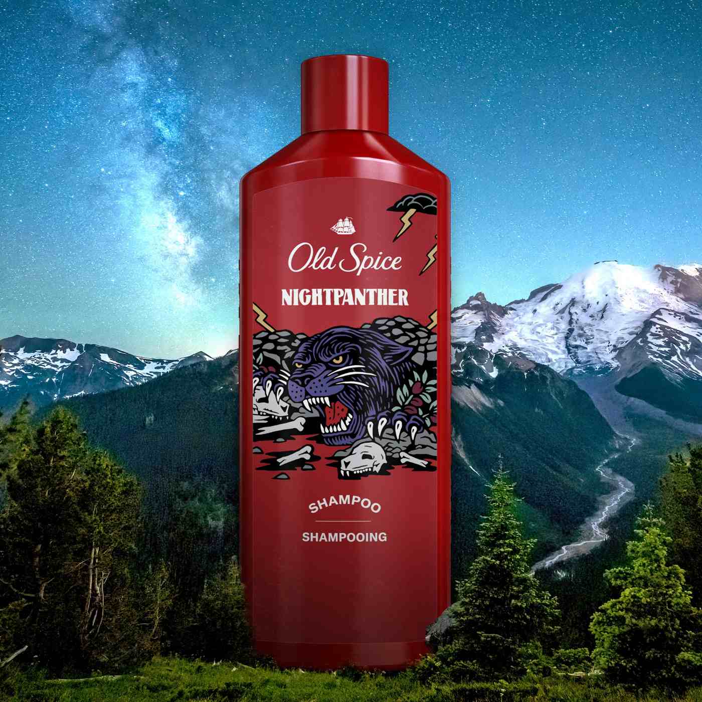 Old Spice Nightpanther Shampoo; image 7 of 7