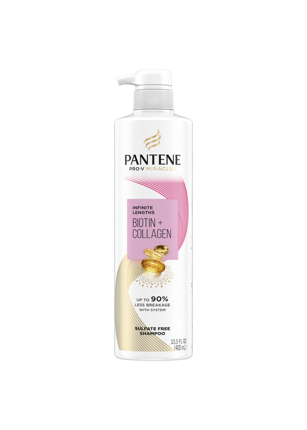 Pantene Infinite Lengths Biotin + Collagen Shampoo ; image 1 of 2