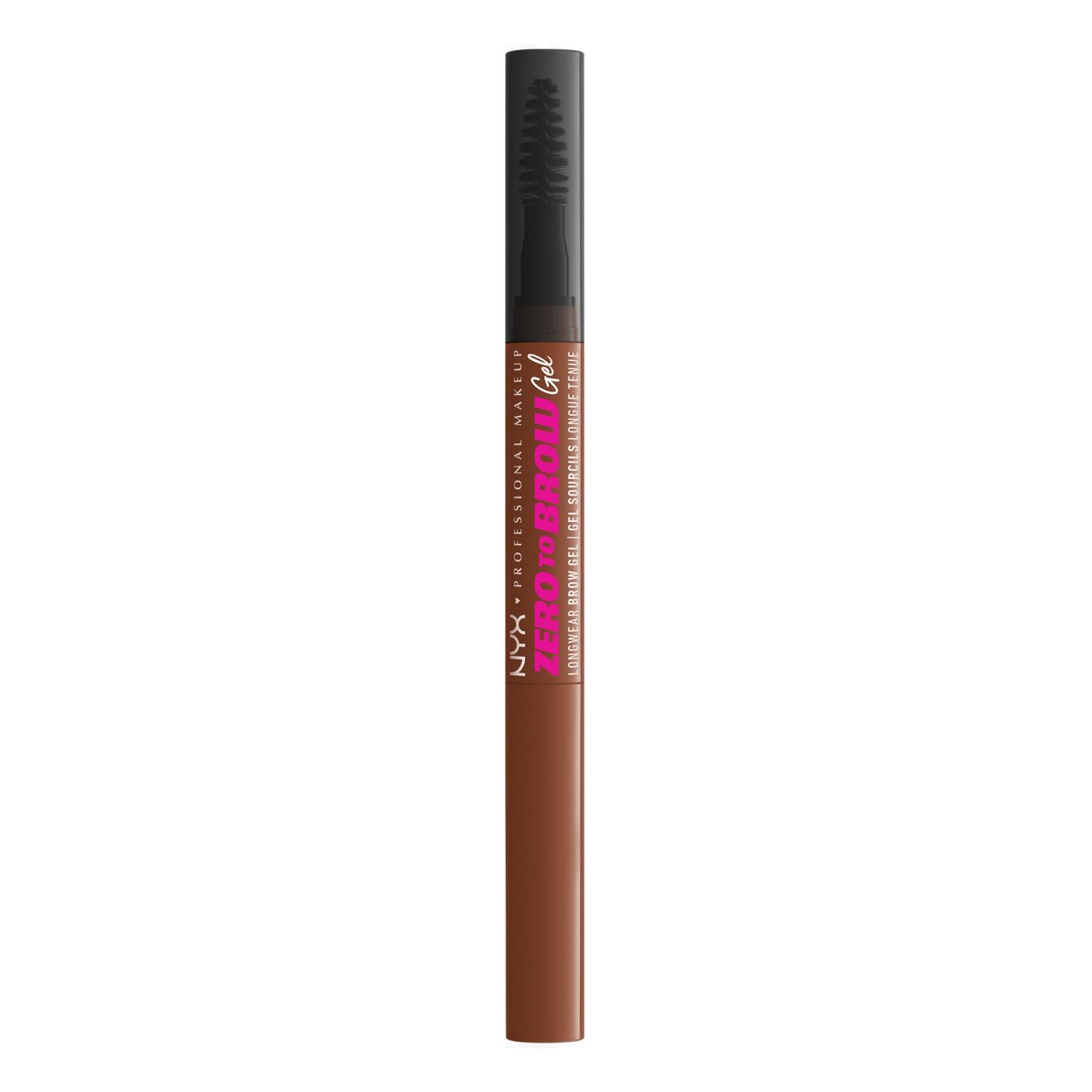 NYX Zero To Brow Longwear Brow Gel - Auburn; image 1 of 3