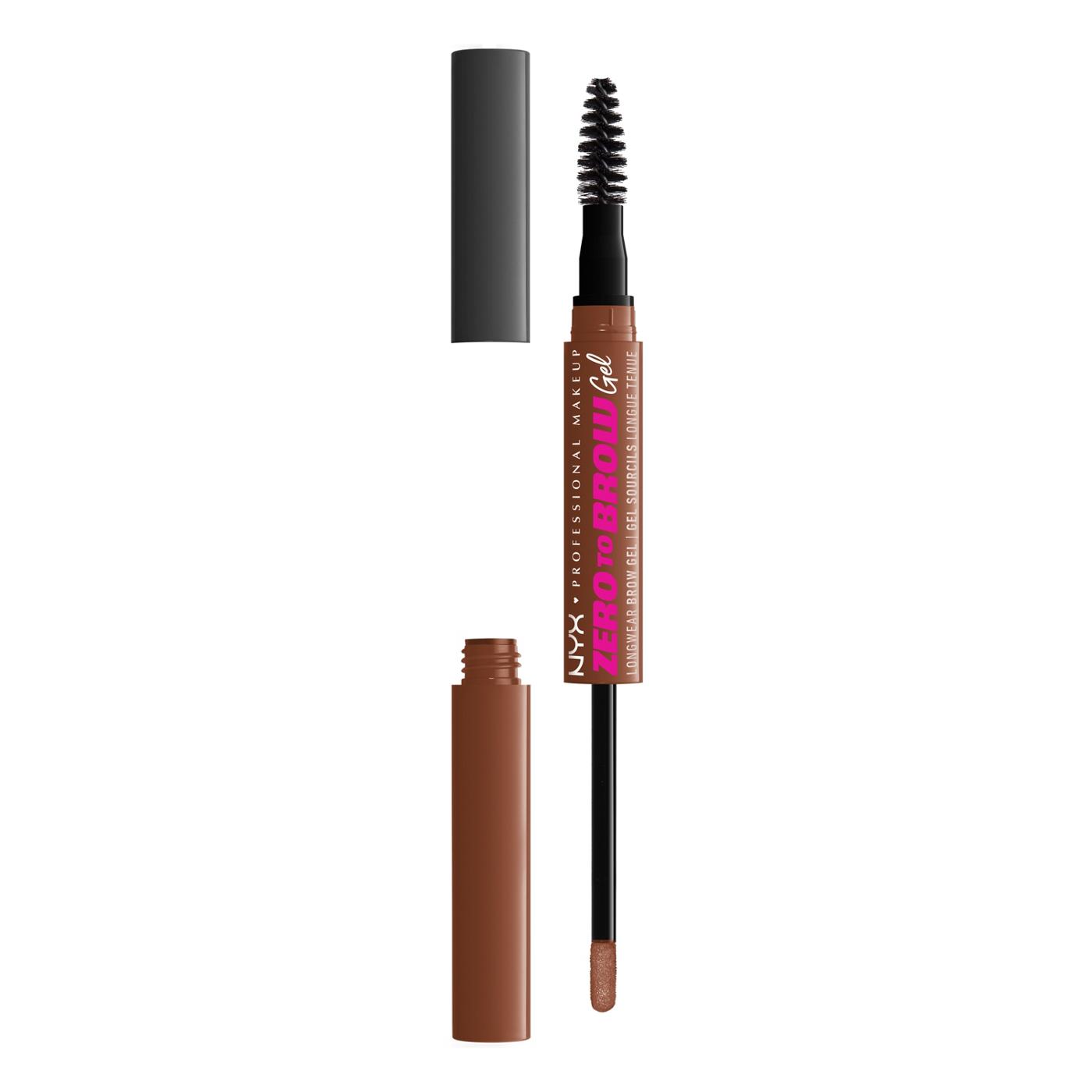 NYX Zero To Brow Longwear Brow Gel - Auburn; image 3 of 3