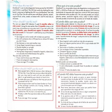 OraQuick At-Home Rapid HIV Saliva Self-Test