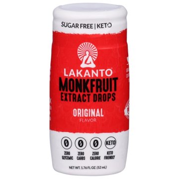 Lakanto Monkfruit Extract Original Flavor Liquid Drops, 1.76 oz
