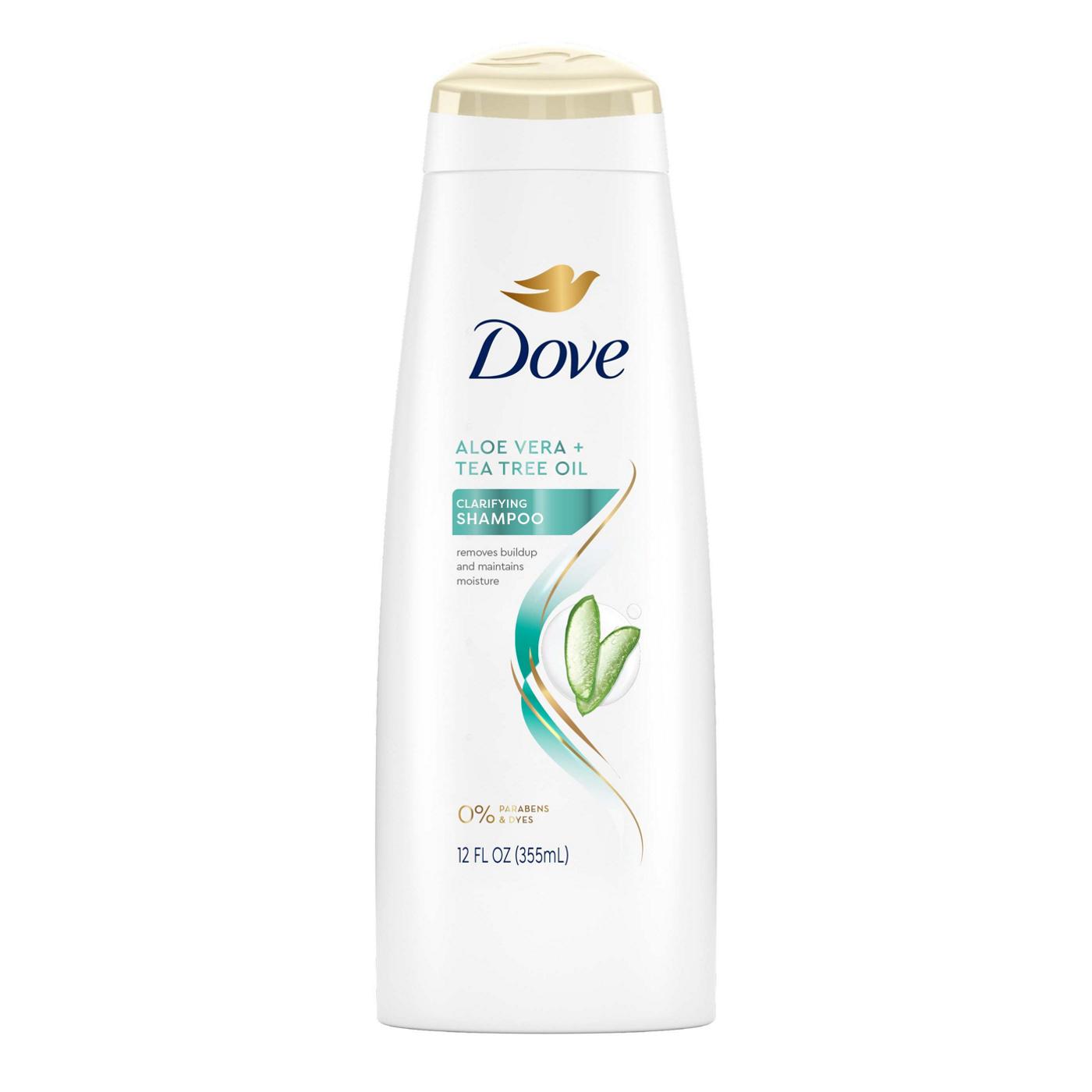 Dove  Aloe Vera + Tea Tree Oil Clarifying Shampoo; image 1 of 2