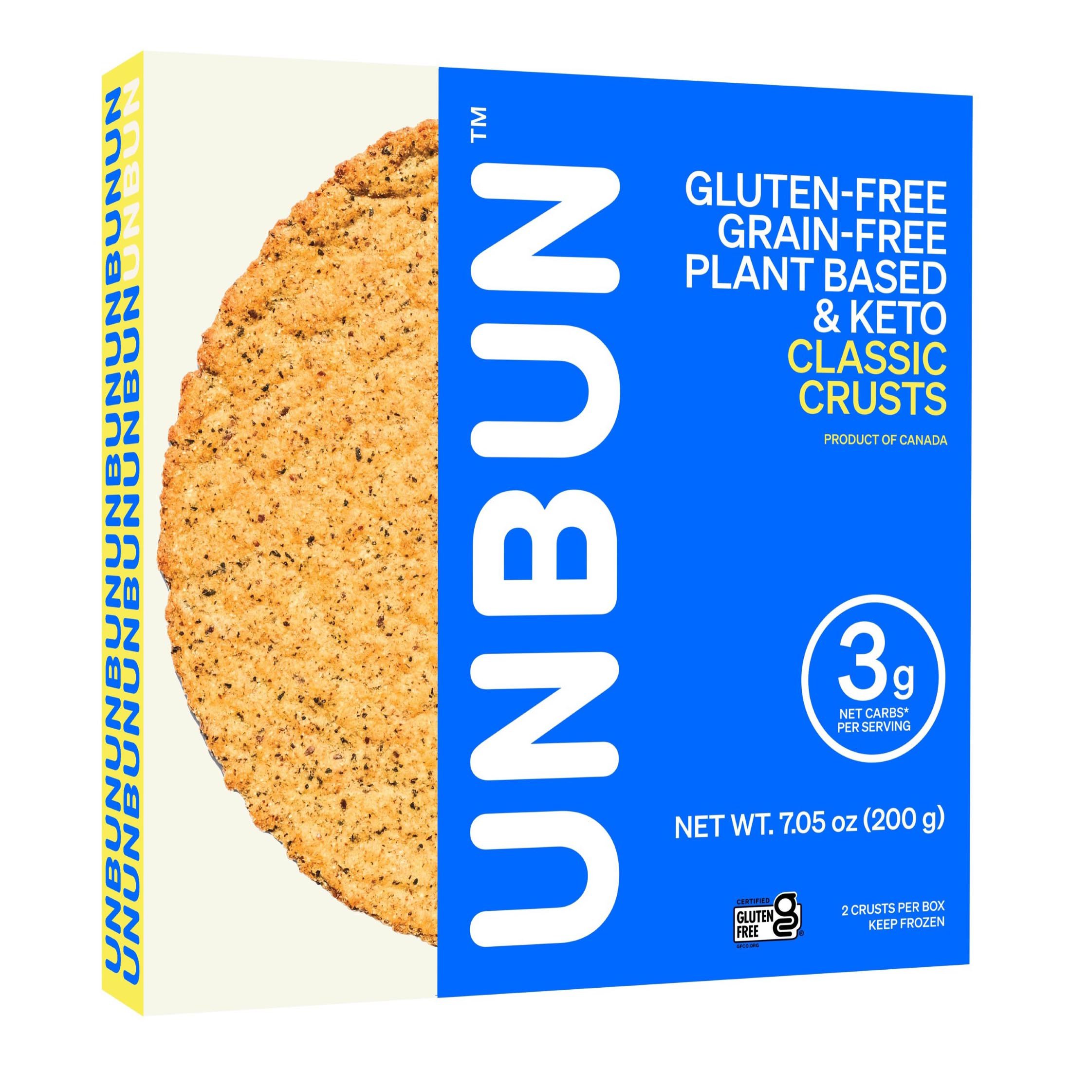 Unbun Gluten Free Plant Based Classic Pizza Crusts Shop Loaves at HEB
