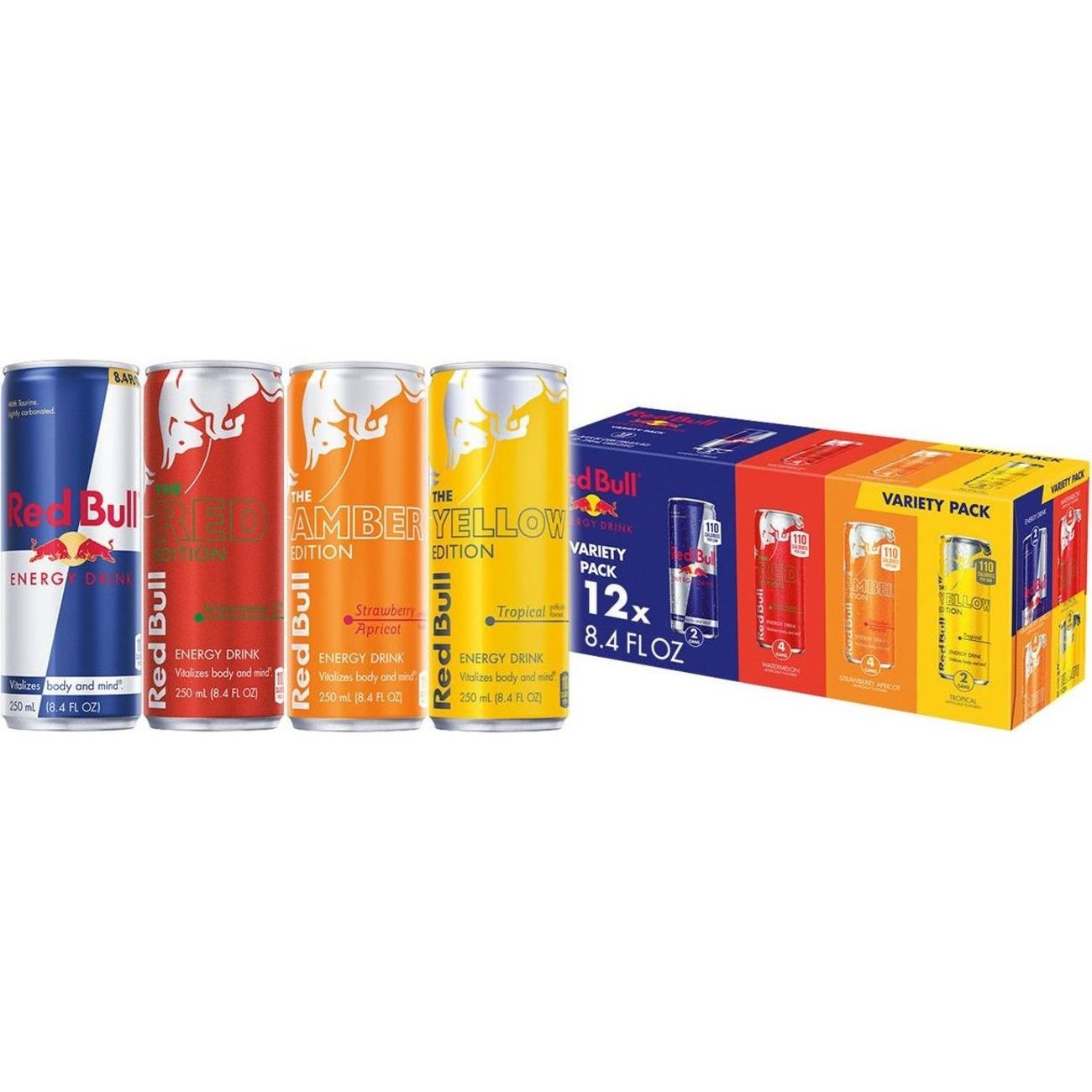 Red Bull Energy Drink Variety Pack 12 pk Cans Shop Sports & energy