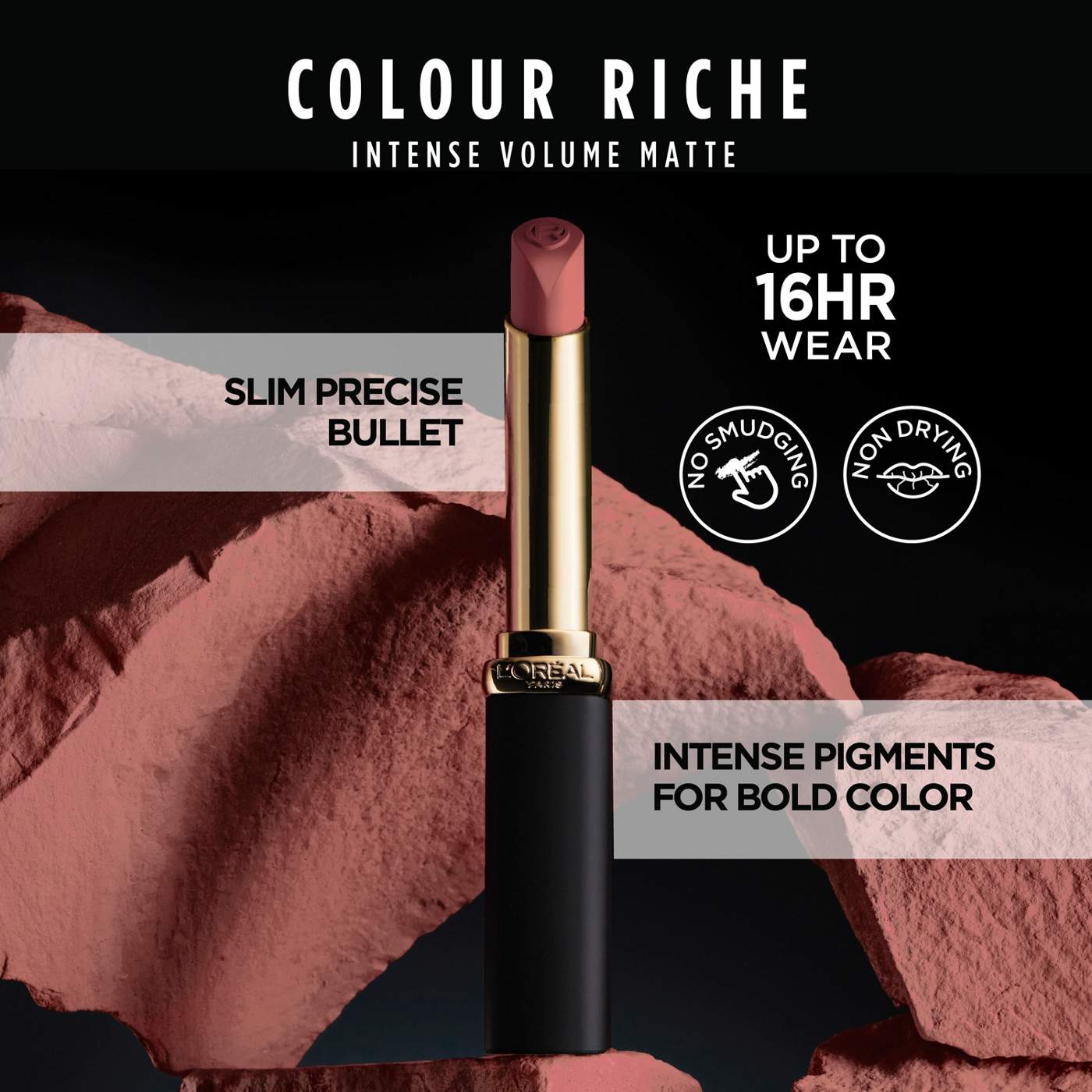 L'Oréal Paris Colour Riche Intense Volume Matte Lipstick - Worth It Intense; image 3 of 6