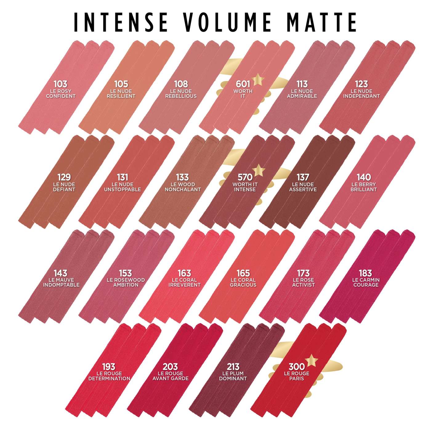 L'Oréal Paris Colour Riche Intense Volume Matte Lipstick - Worth It; image 2 of 6