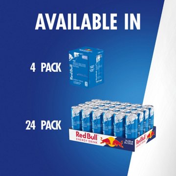 Red Bull Sea Blue Edition Juneberry Energy Drink 4 pk Cans
