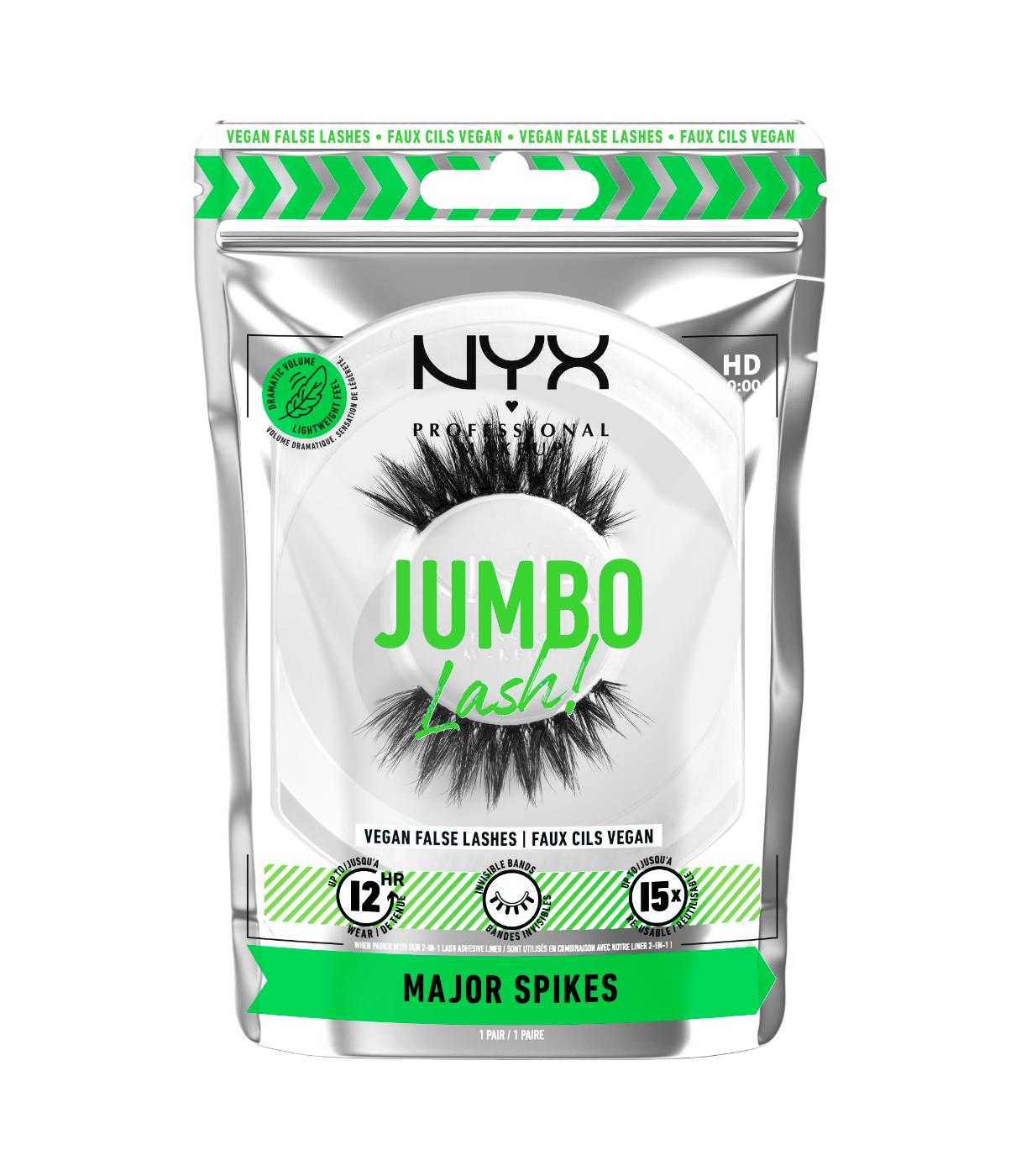 NYX Jumbo Vegan False Lashes - Major Spikes; image 1 of 3